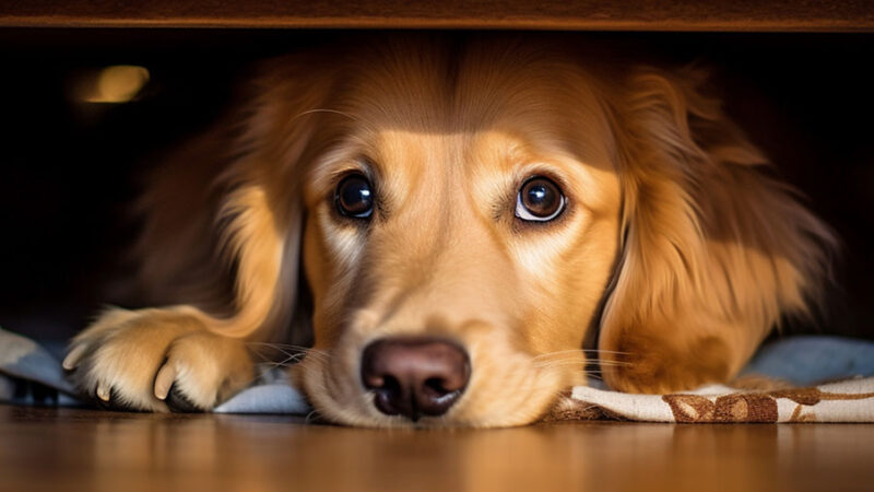 Il Cane ha paura dei botti e dei tuoni: cosa fare