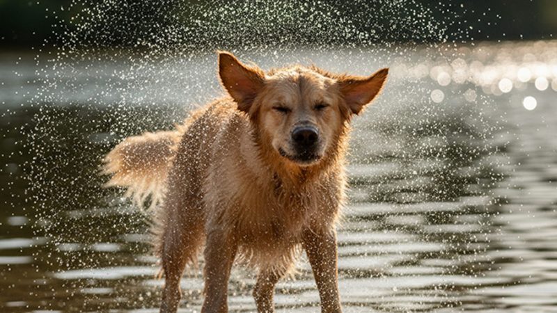 Perchè il Cane si scrolla?