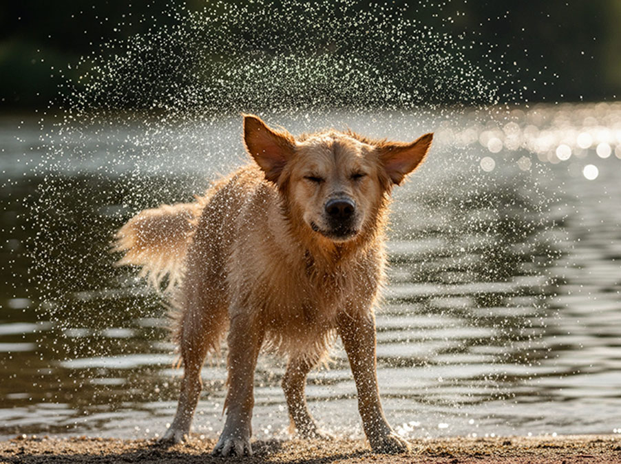 Perchè il Cane si scrolla?